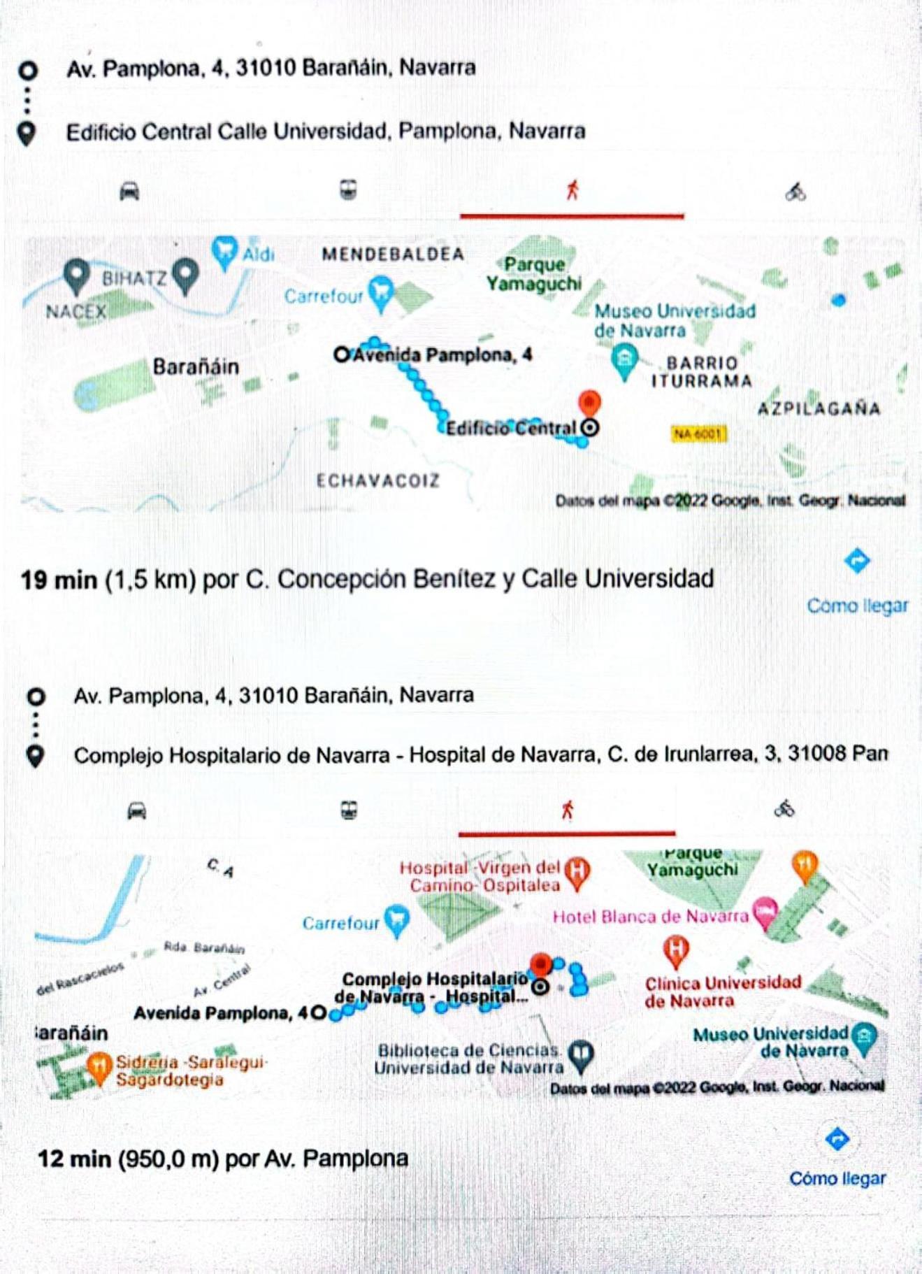 Los Sauces Pamplona Hospitales Universidad Baranain Extérieur photo